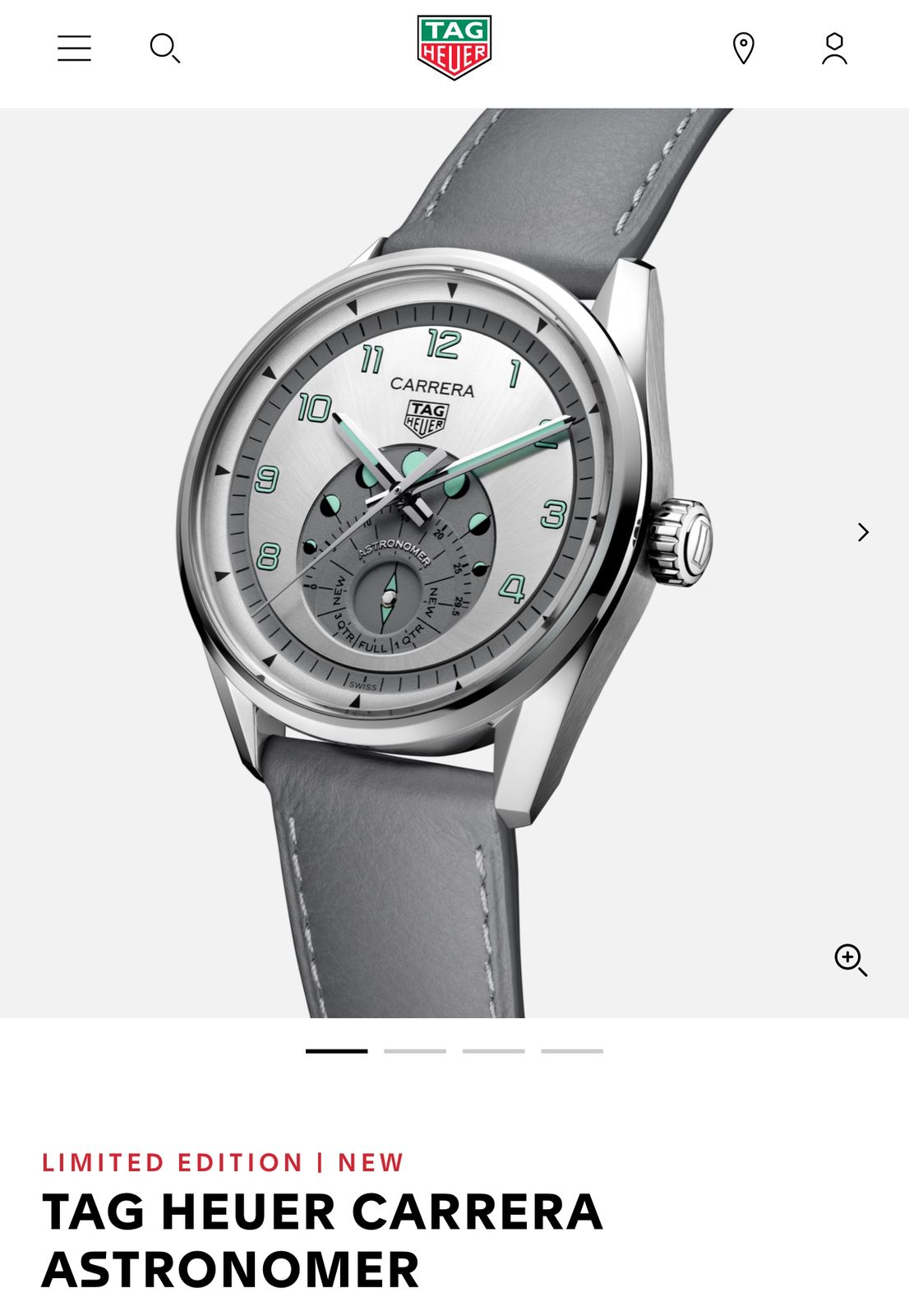 Tag Heuer Carrera Astronomer Grey Automatic