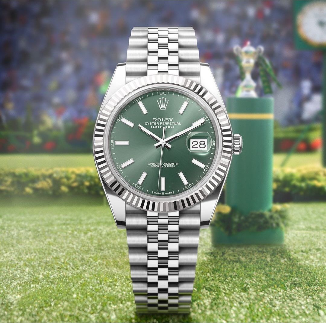 Rolex Oyster Perpetual Automatic Mint Green Dial