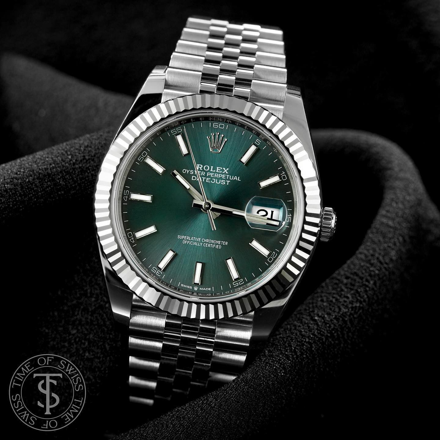 Rolex Oyster Perpetual Automatic Mint Green Dial
