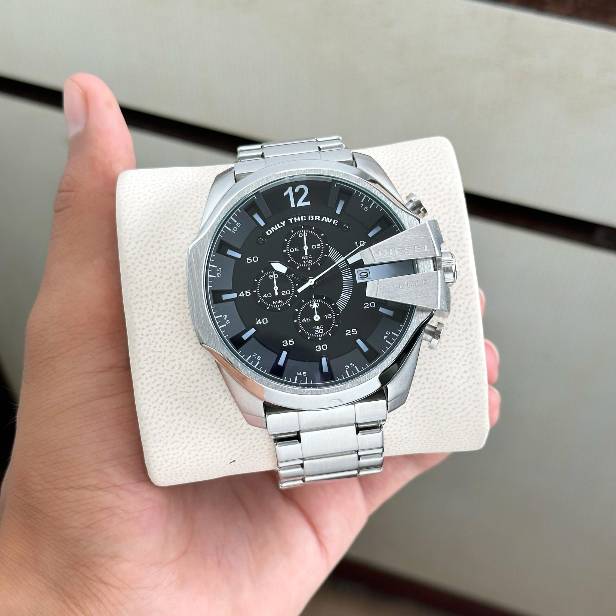 Diesel Mega Chief Chronograph Black Dial