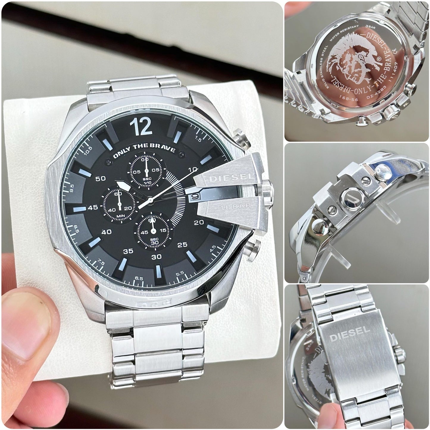 Diesel Mega Chief Chronograph Black Dial