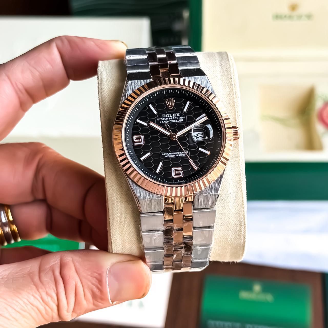 Rolex Land-Dweller Black Dial