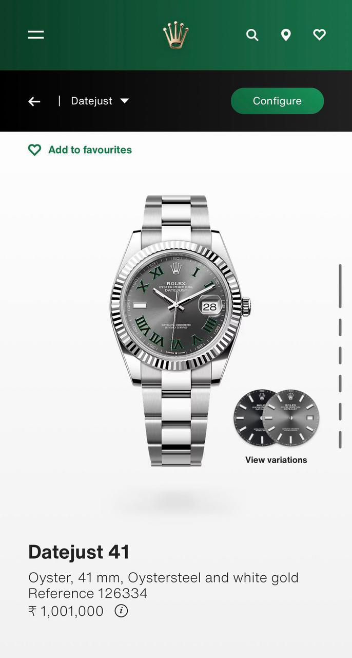 Rolex Oyster Perpetual Datejust Silver