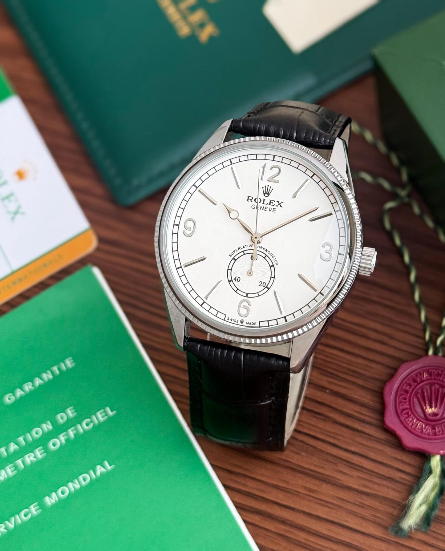 Rolex Geneve Automatic White Dial