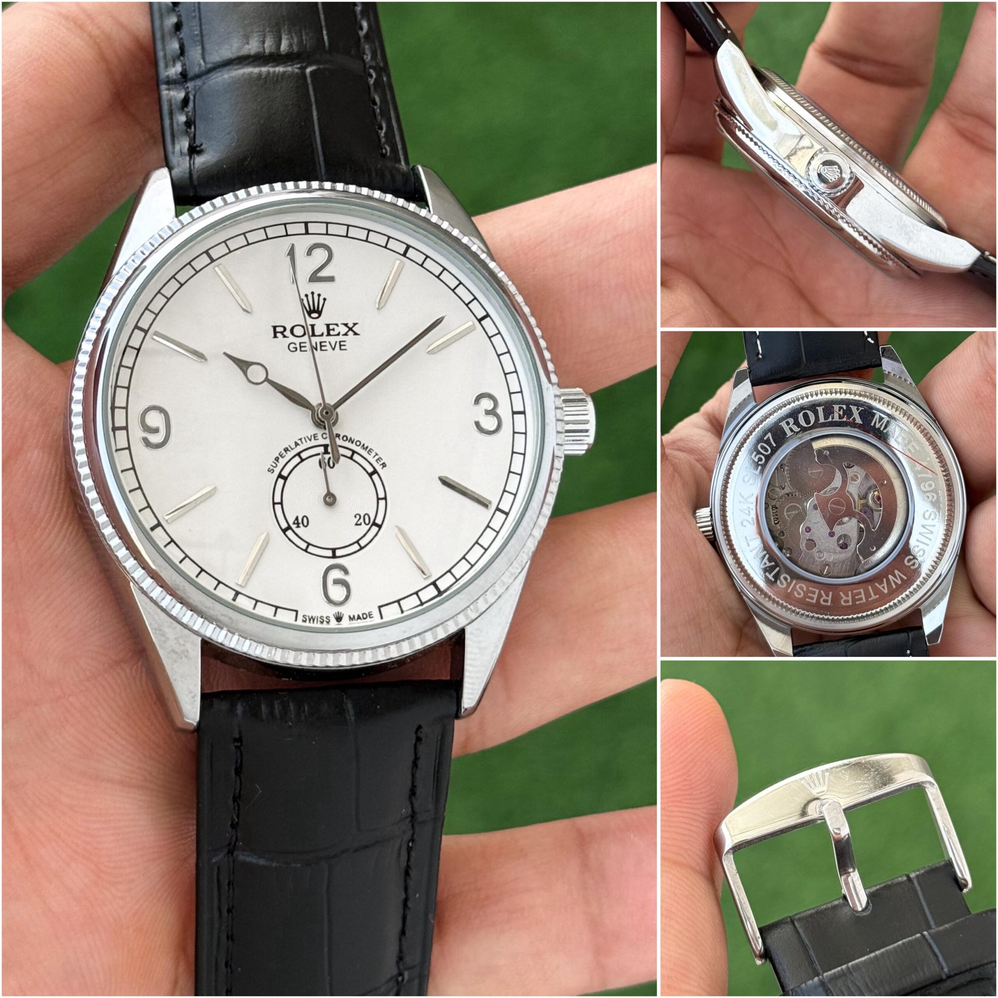 Rolex Geneve Automatic White Dial