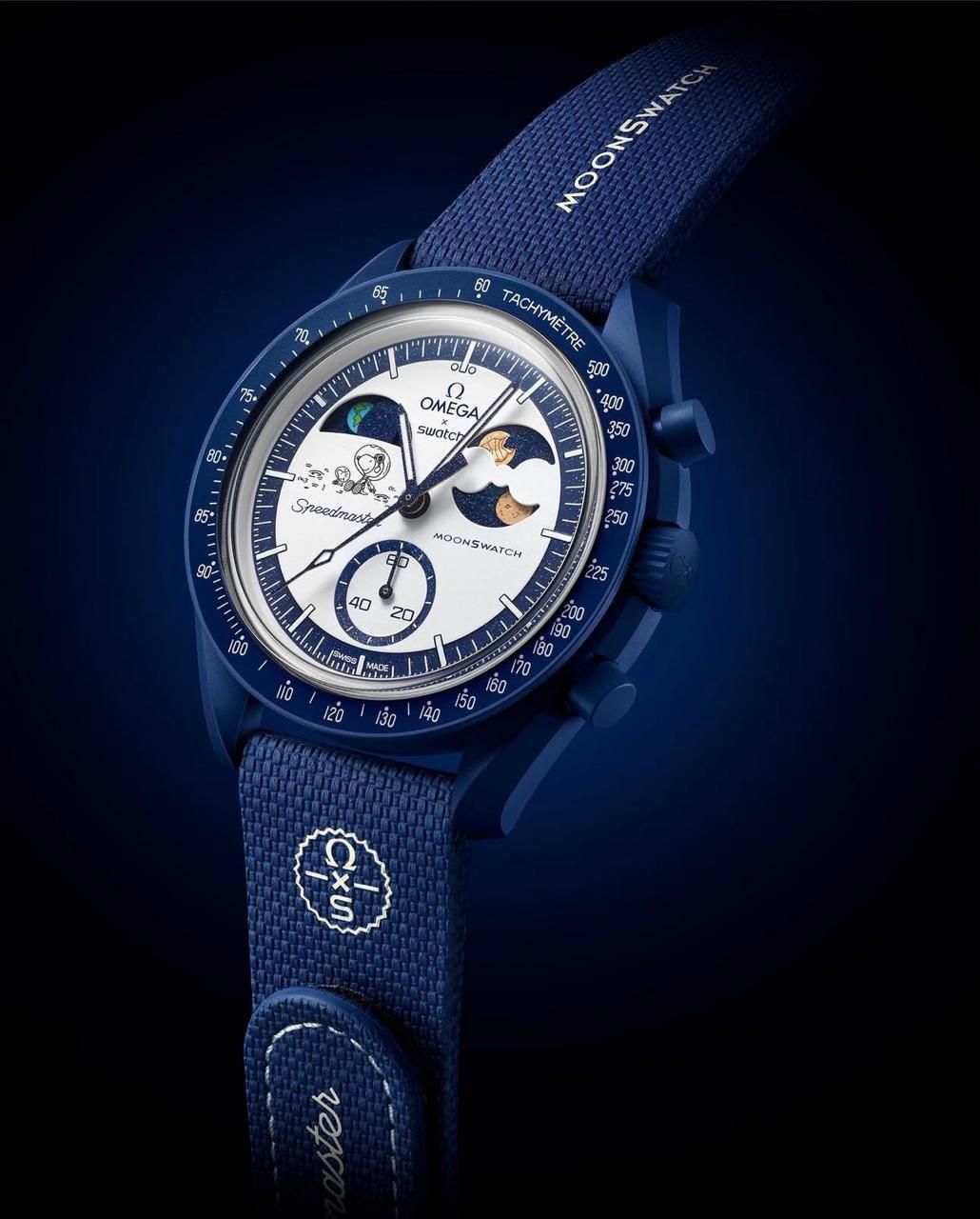 Omega Moon Blue Quartz