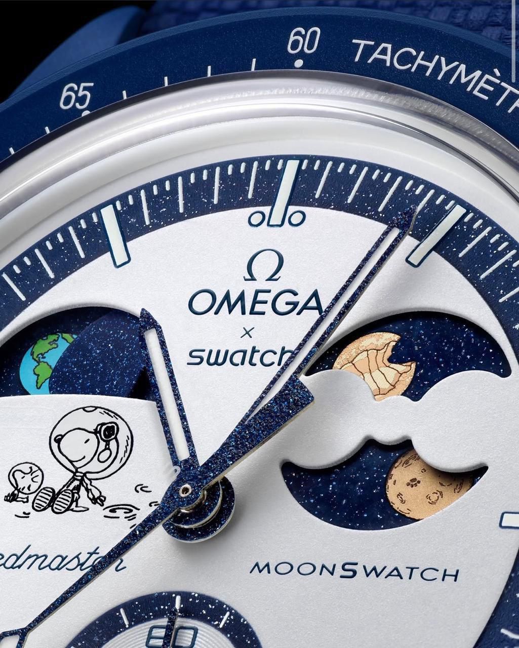 Omega Moon Blue Quartz