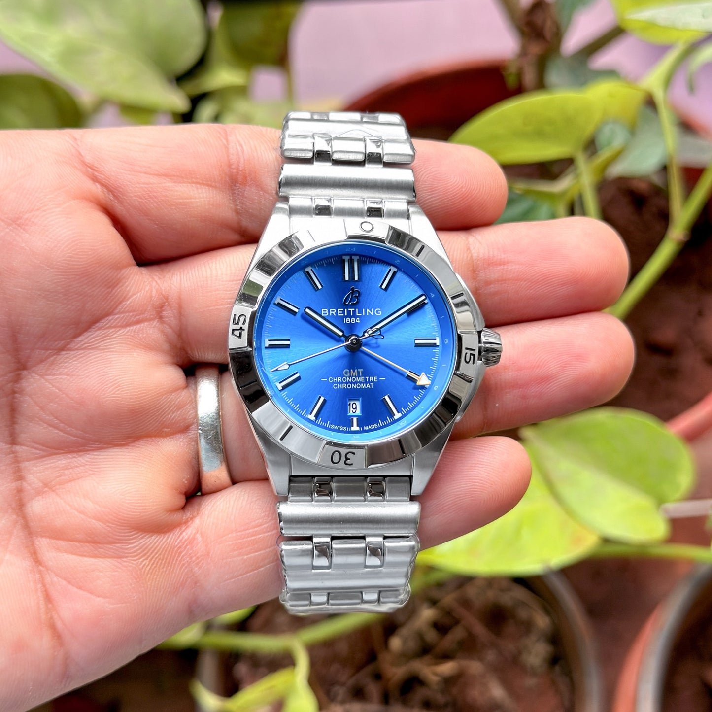 Breitling Chronomat GMT Panthers Edition
