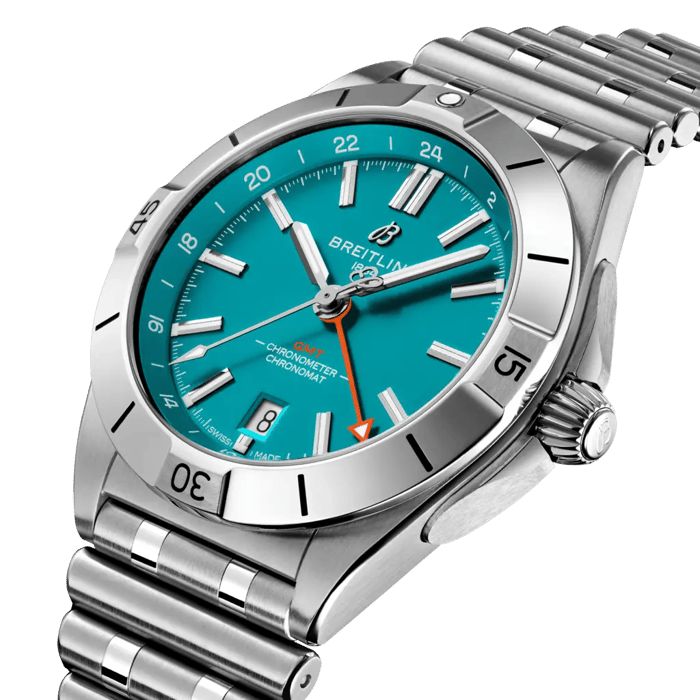 Breitling Chronomat GMT Ice Blue Dial