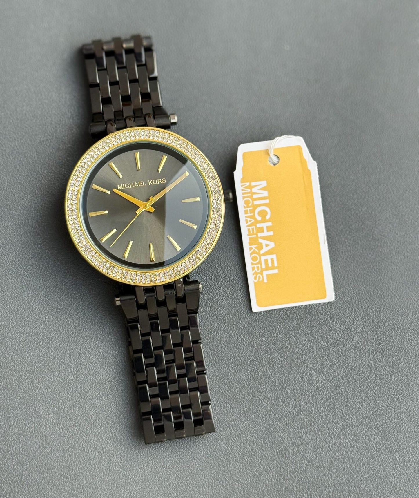 Michael Kors Black Crystal Quartz