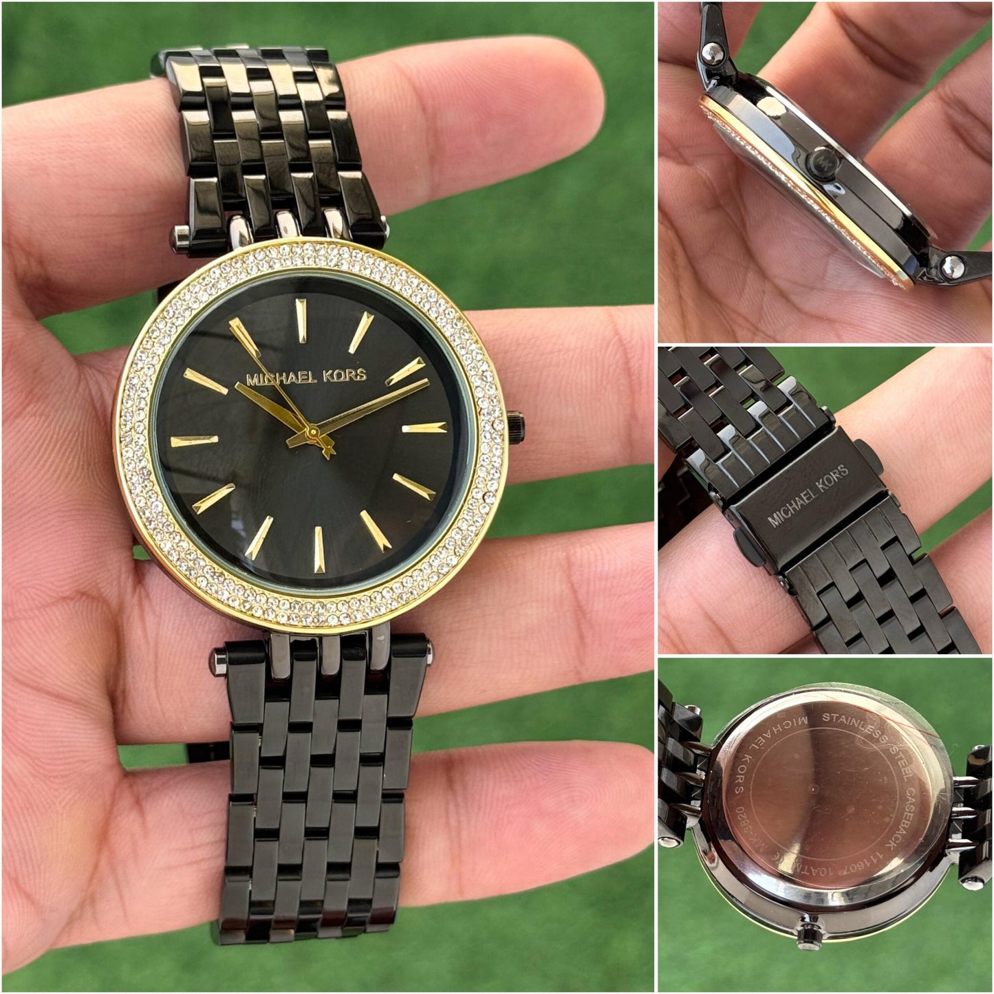 Michael Kors Black Crystal Quartz