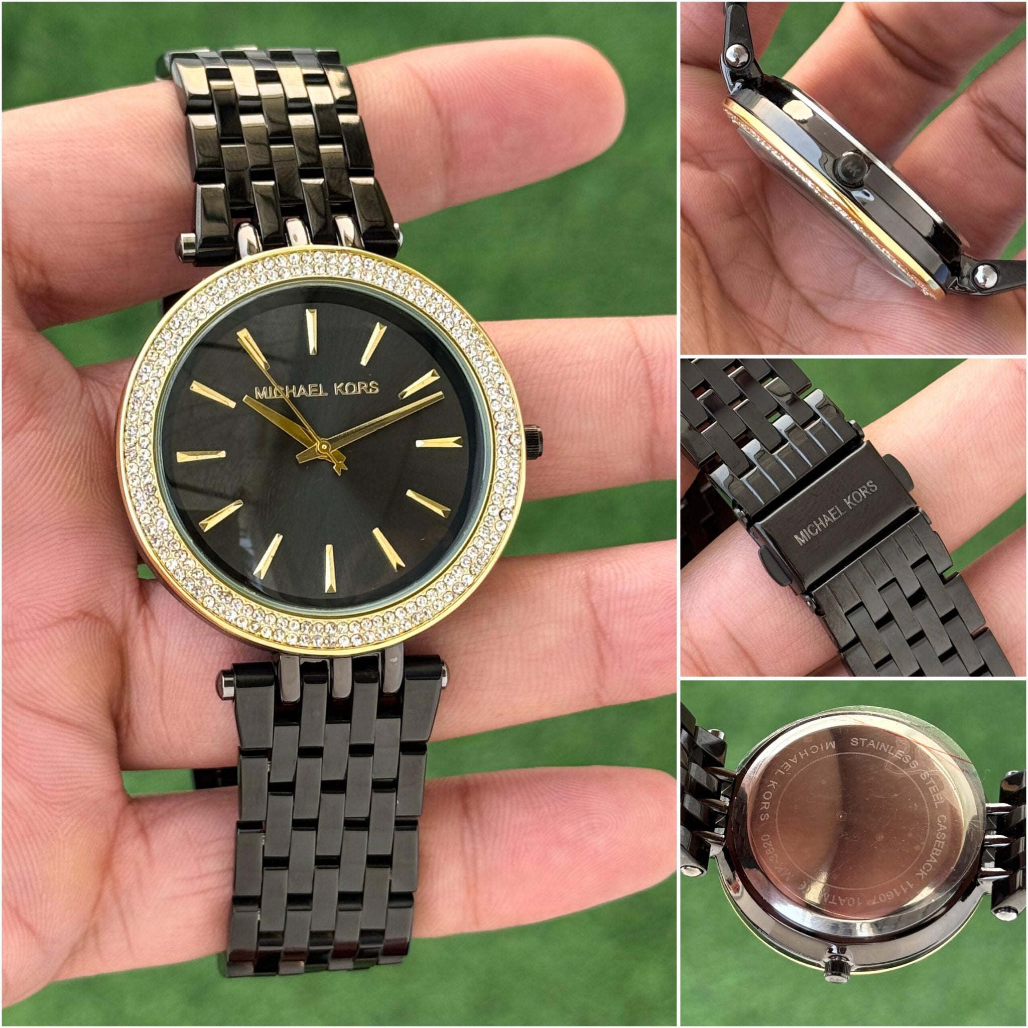 Michael Kors Black Crystal Quartz