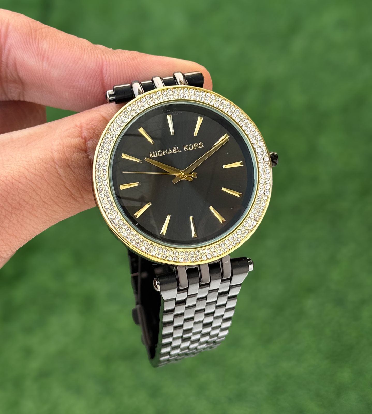 Michael Kors Black Crystal Quartz