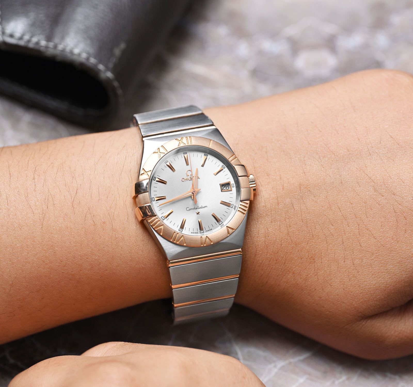 Omega Constellation Silver Quartz