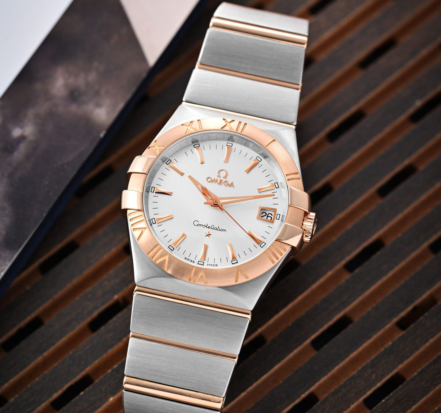 Omega Constellation Silver Quartz