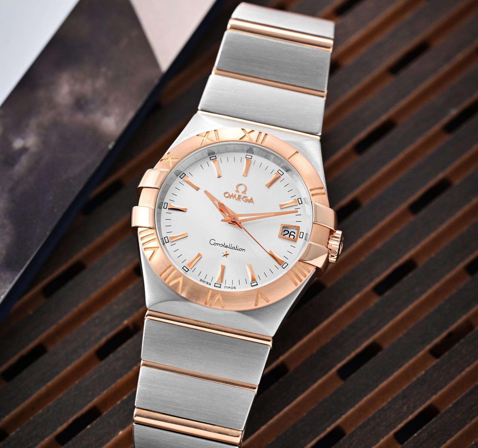 Omega Constellation Silver Quartz