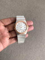 Omega Constellation Silver Quartz