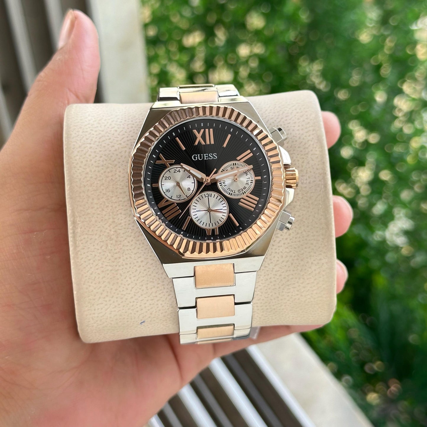Guess Black Chronograph Dial
