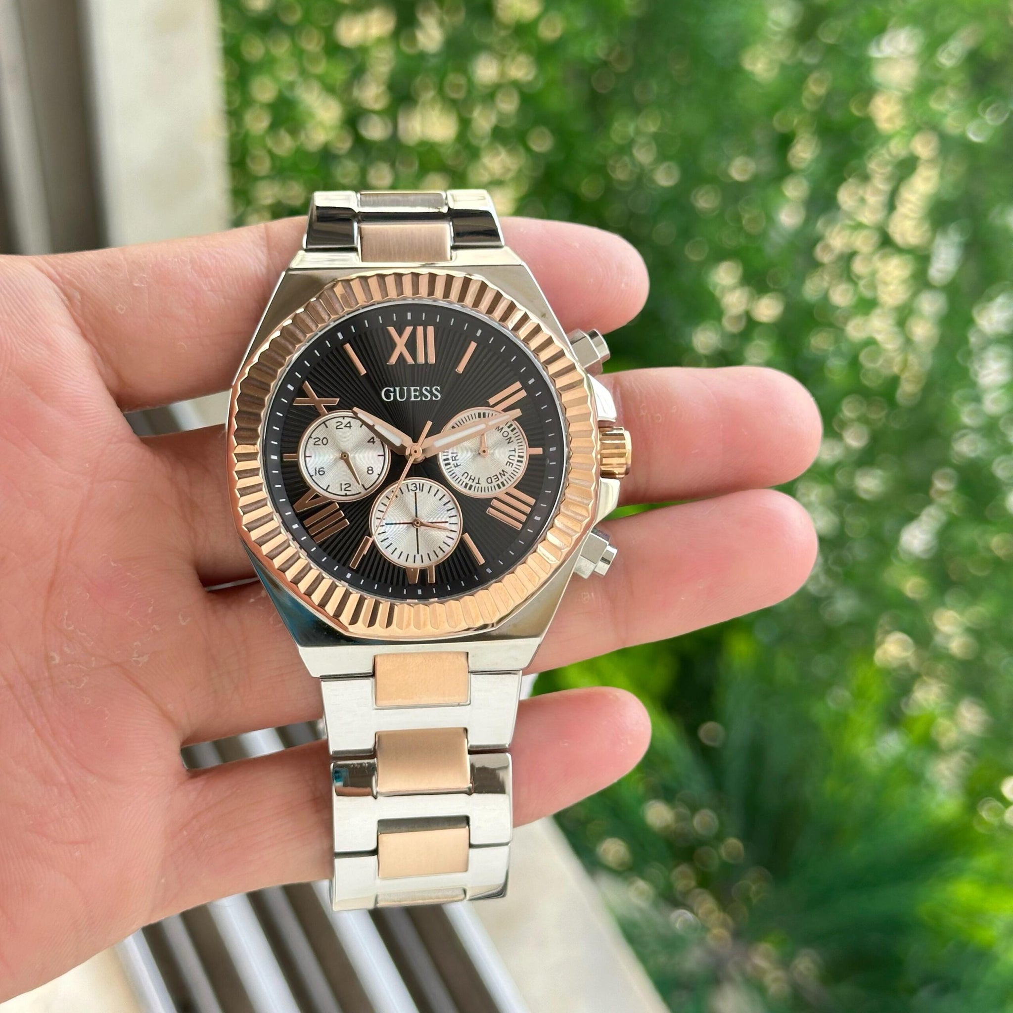 Guess Black Chronograph Dial