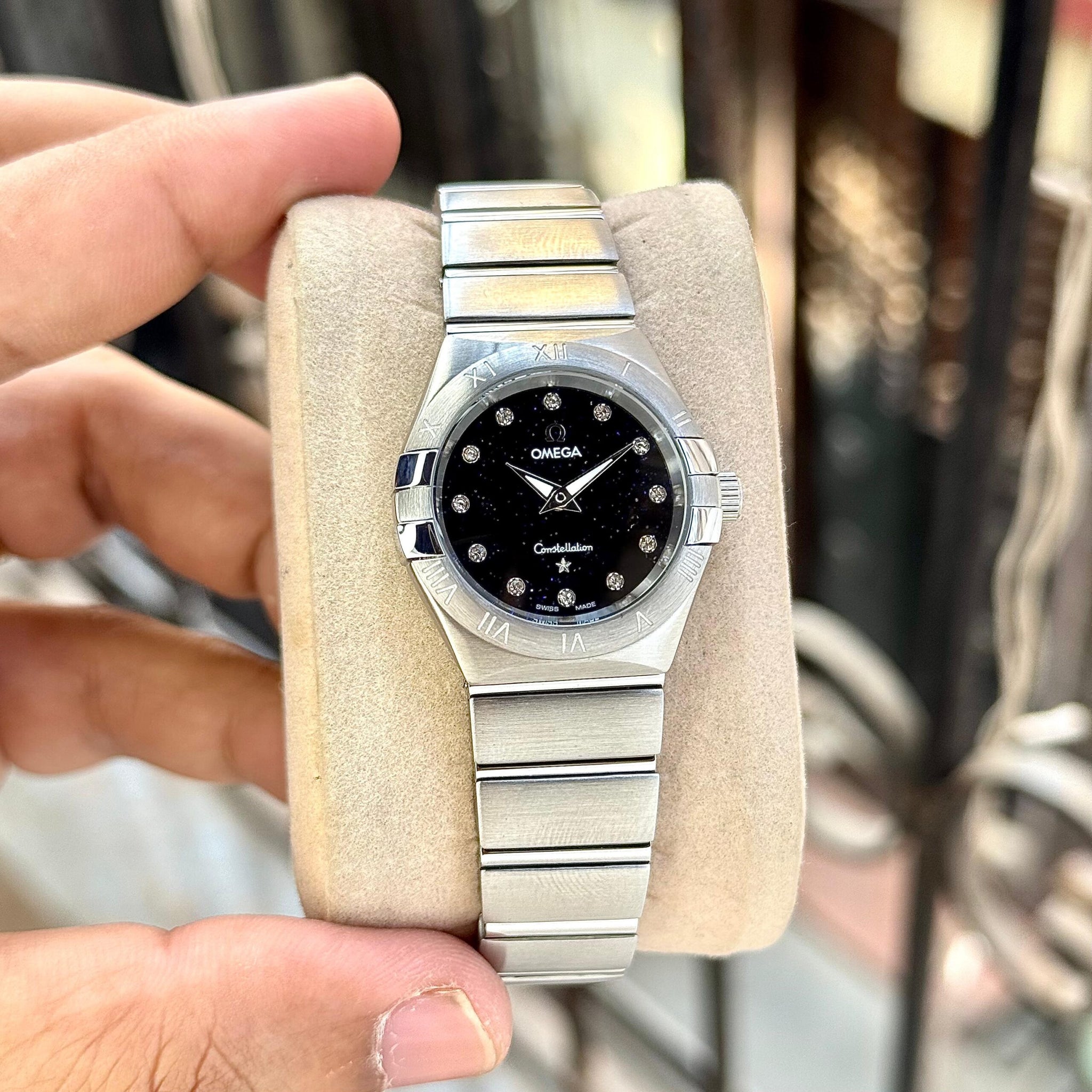 Omega Constellation Black Starry Dial