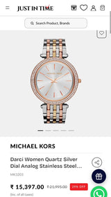 Michael Kors Darci White Dial