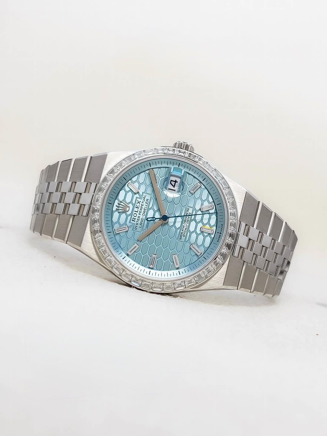 Rolex Land-Dweller Ice Blue Dial