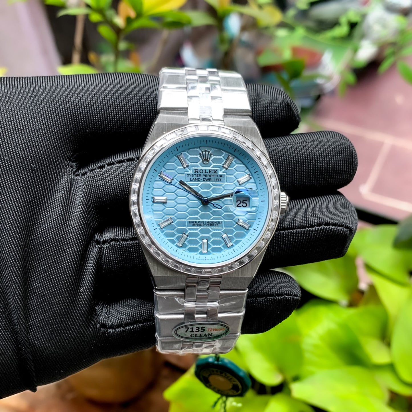 Rolex Land-Dweller Ice Blue Dial