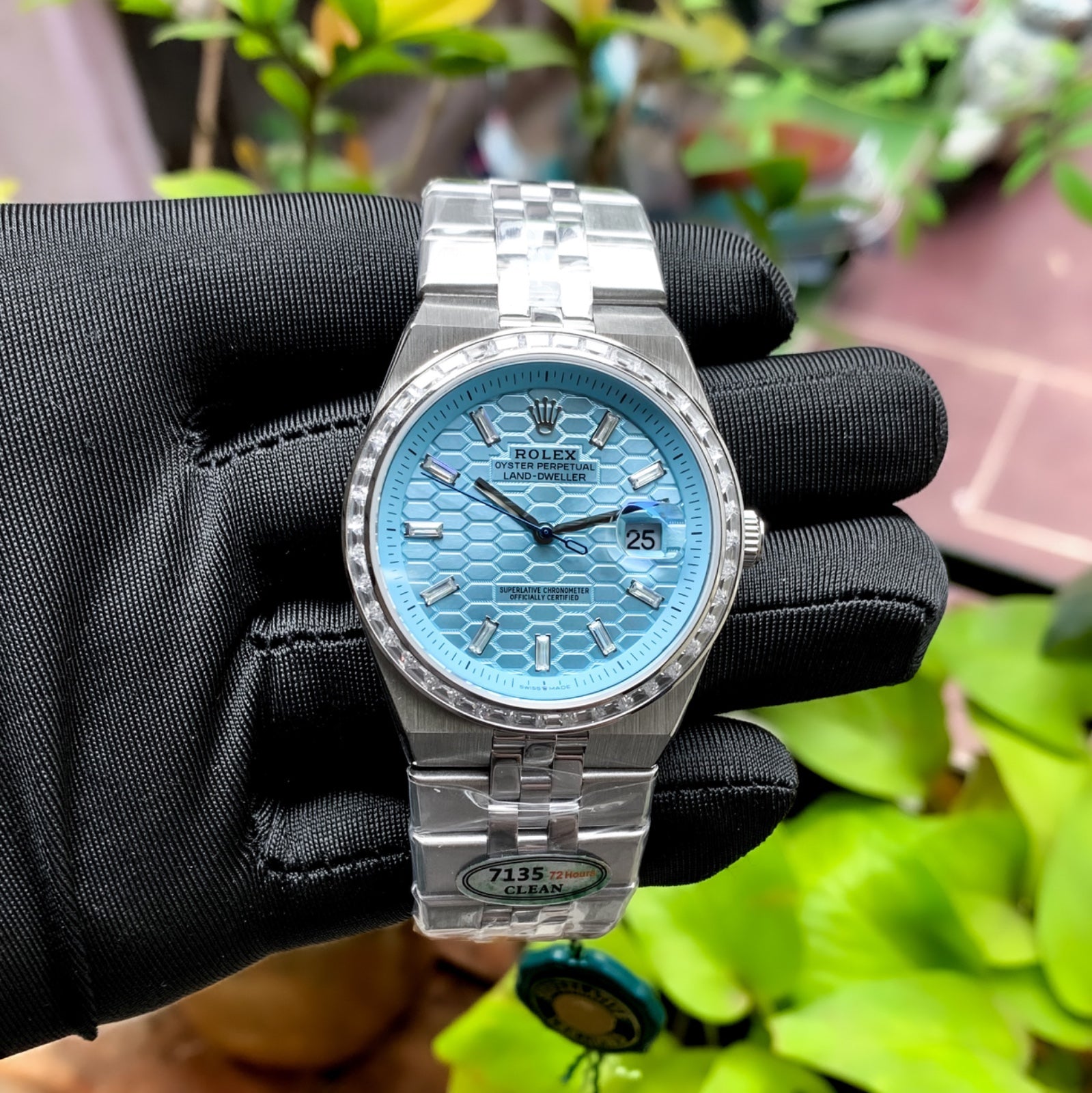 Rolex Land-Dweller Ice Blue Dial