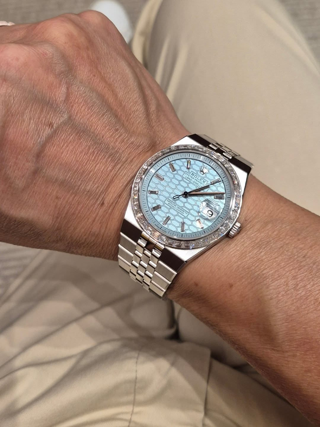 Rolex Land-Dweller Ice Blue Dial
