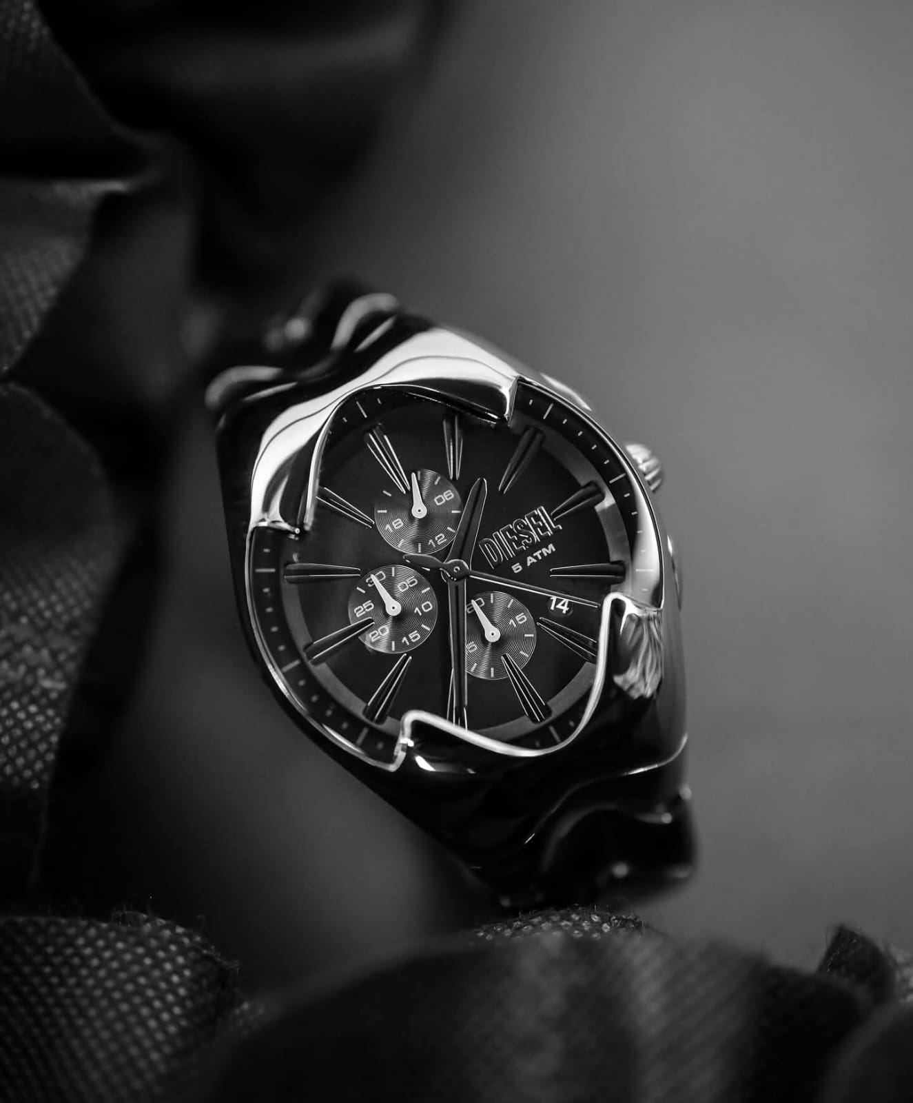 Diesel Black Quartz Chronograph