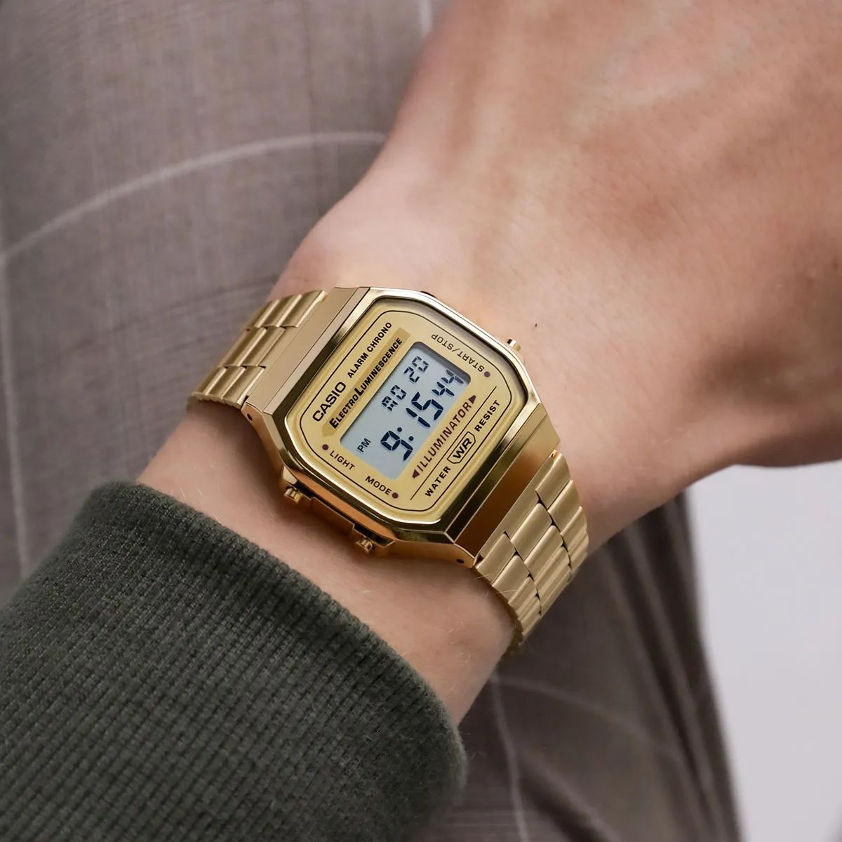 Casio Vintage Digital Gold