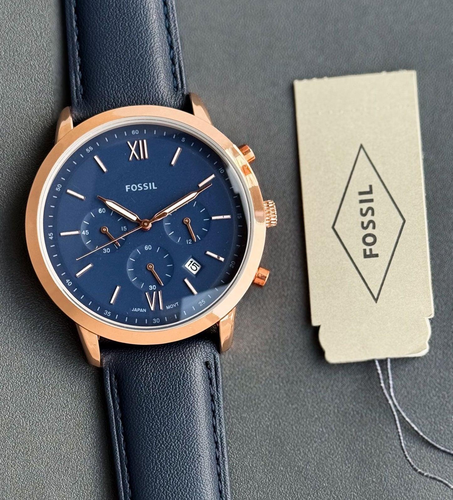 Fossil Blue Quartz Chronograph