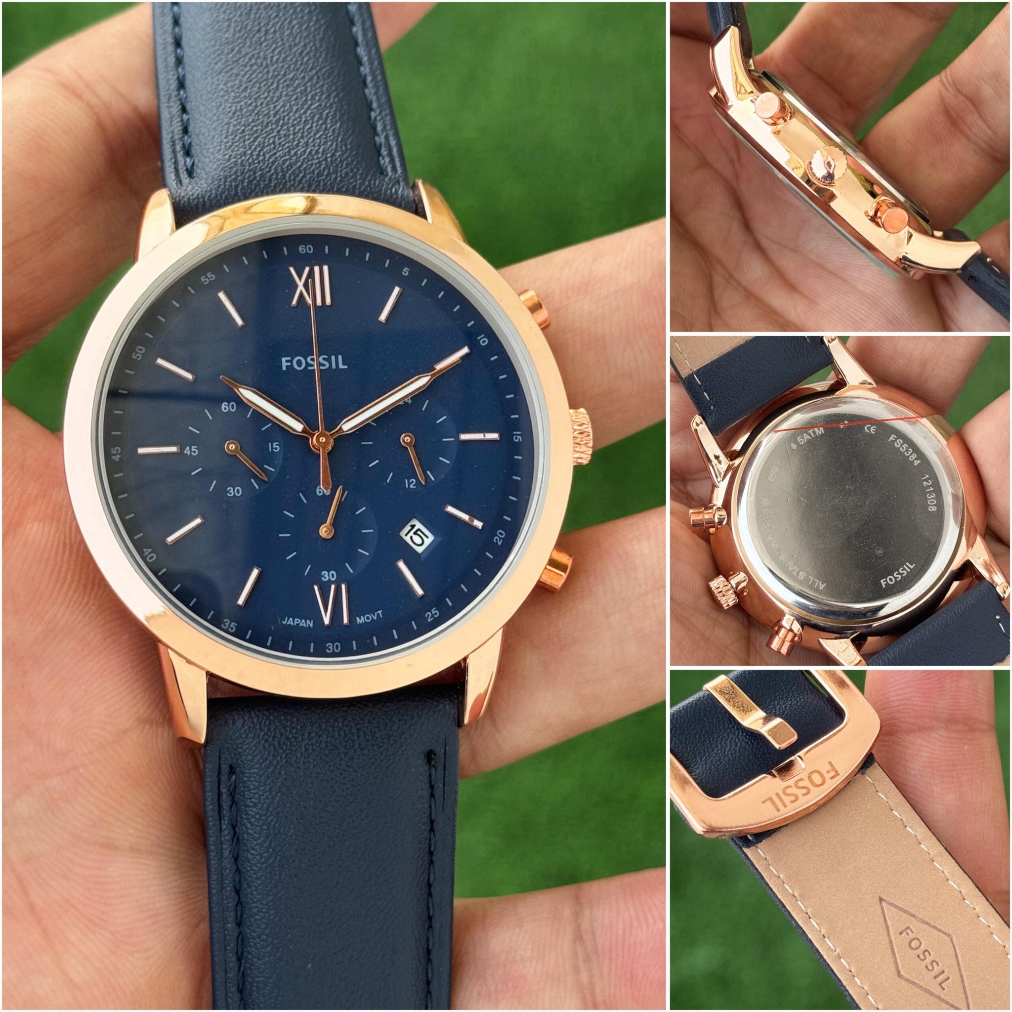 Fossil Blue Quartz Chronograph