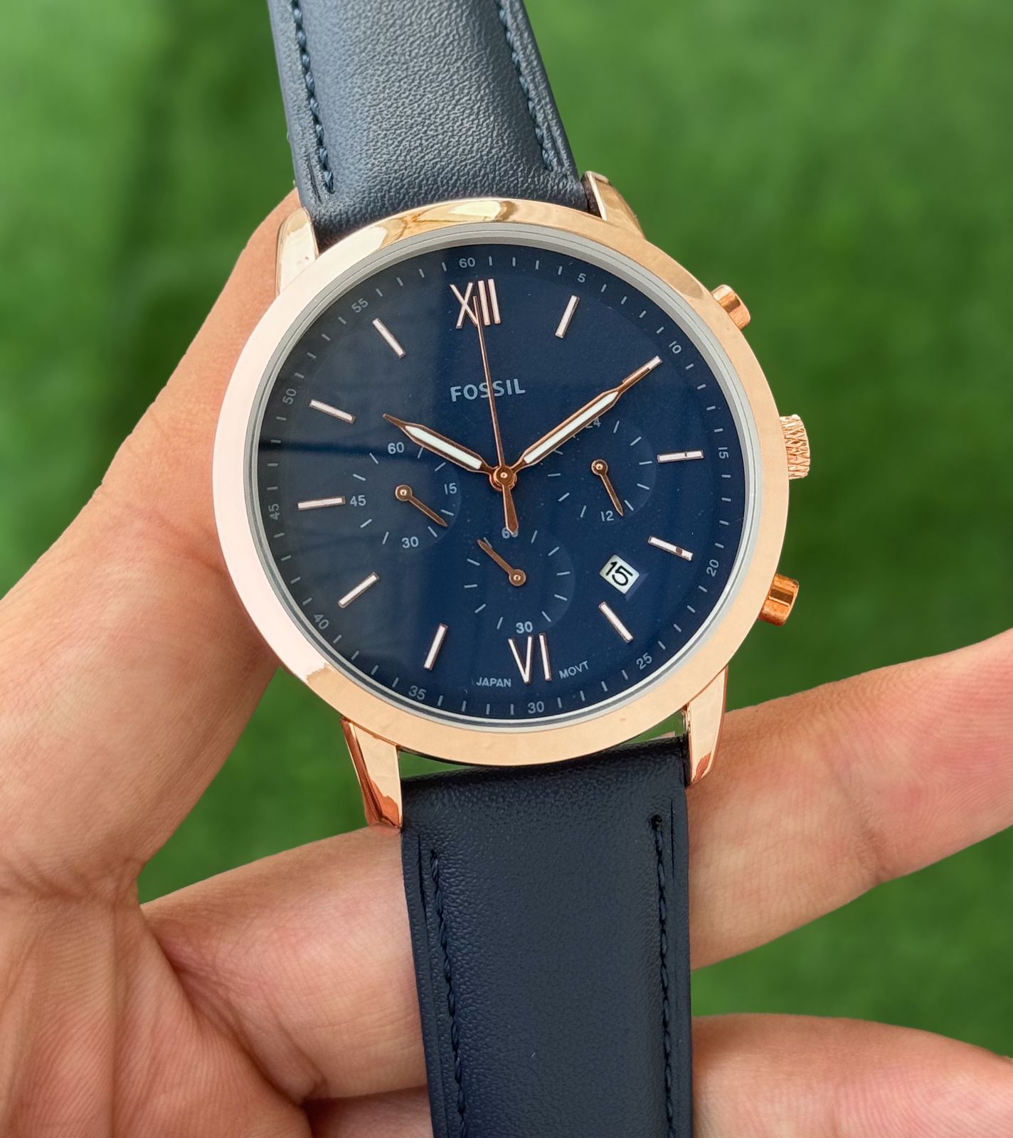 Fossil Blue Quartz Chronograph
