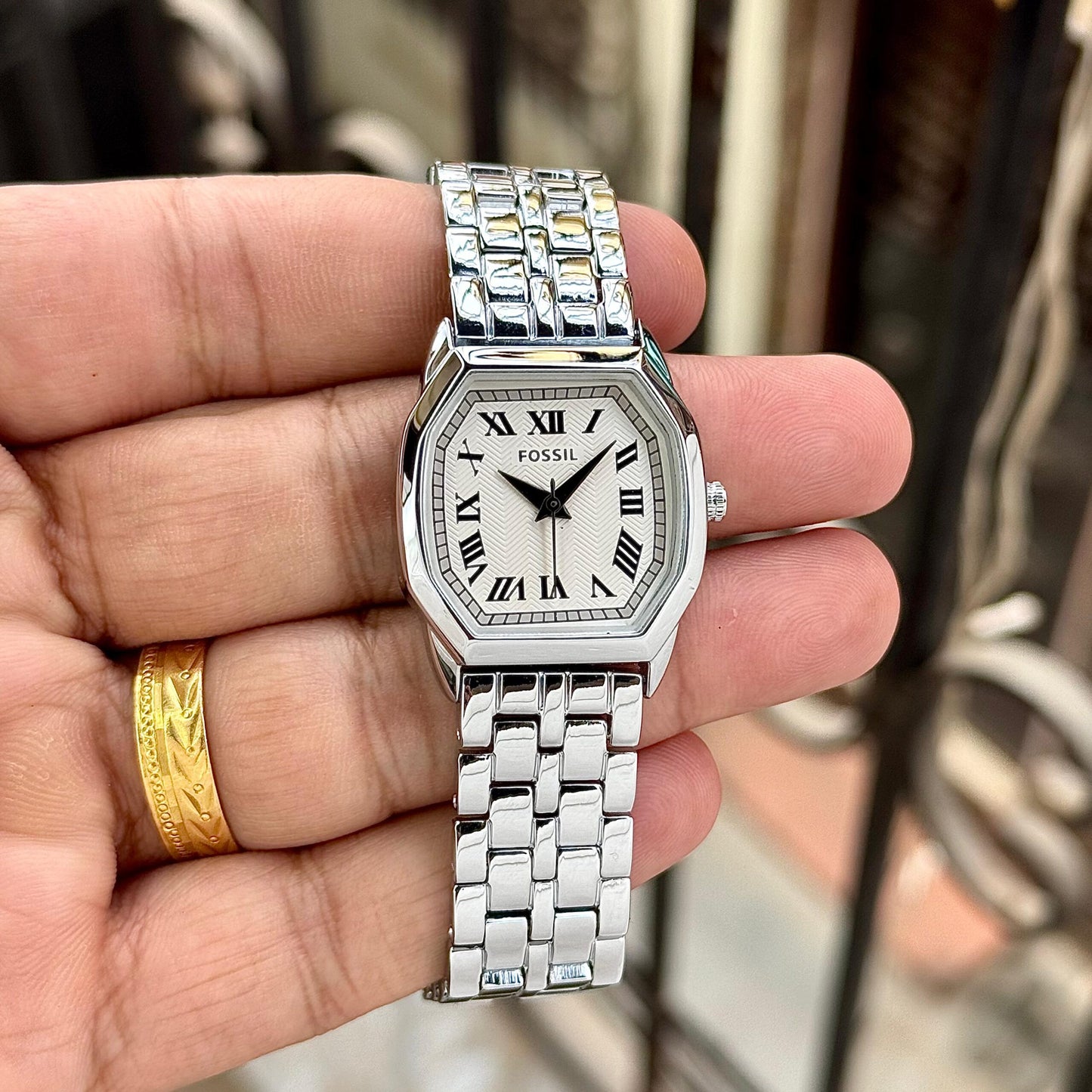 Fossil Vintage Iconic Harlow Silver