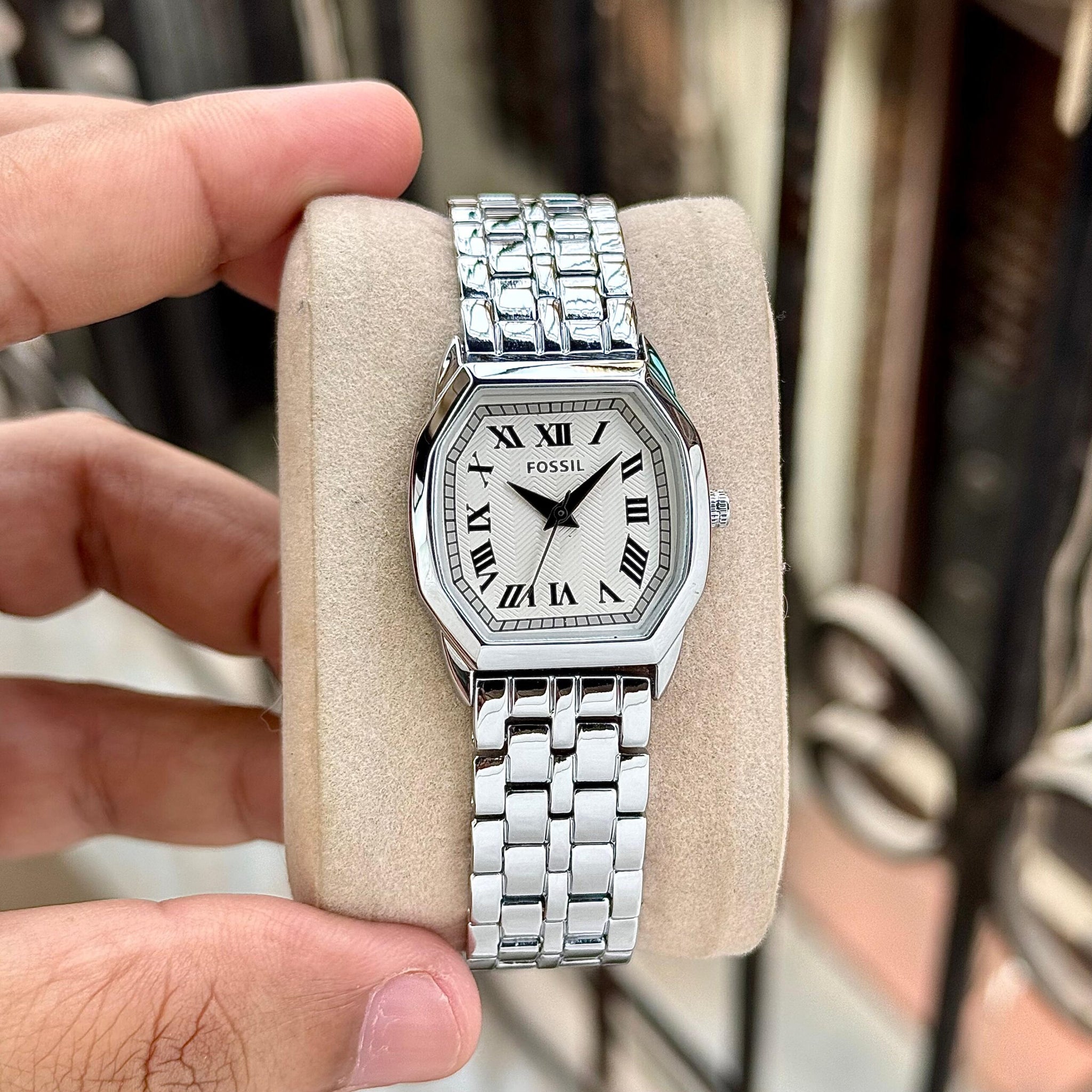 Fossil Vintage Iconic Harlow Silver