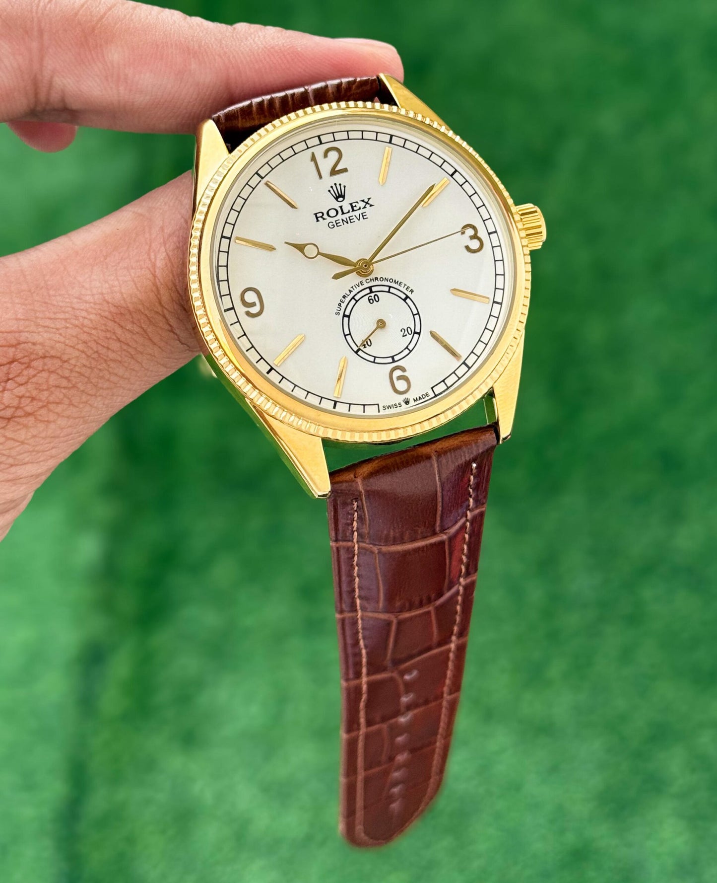 Rolex Geneve White Dial Automatic