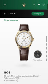 Rolex Geneve White Dial Automatic