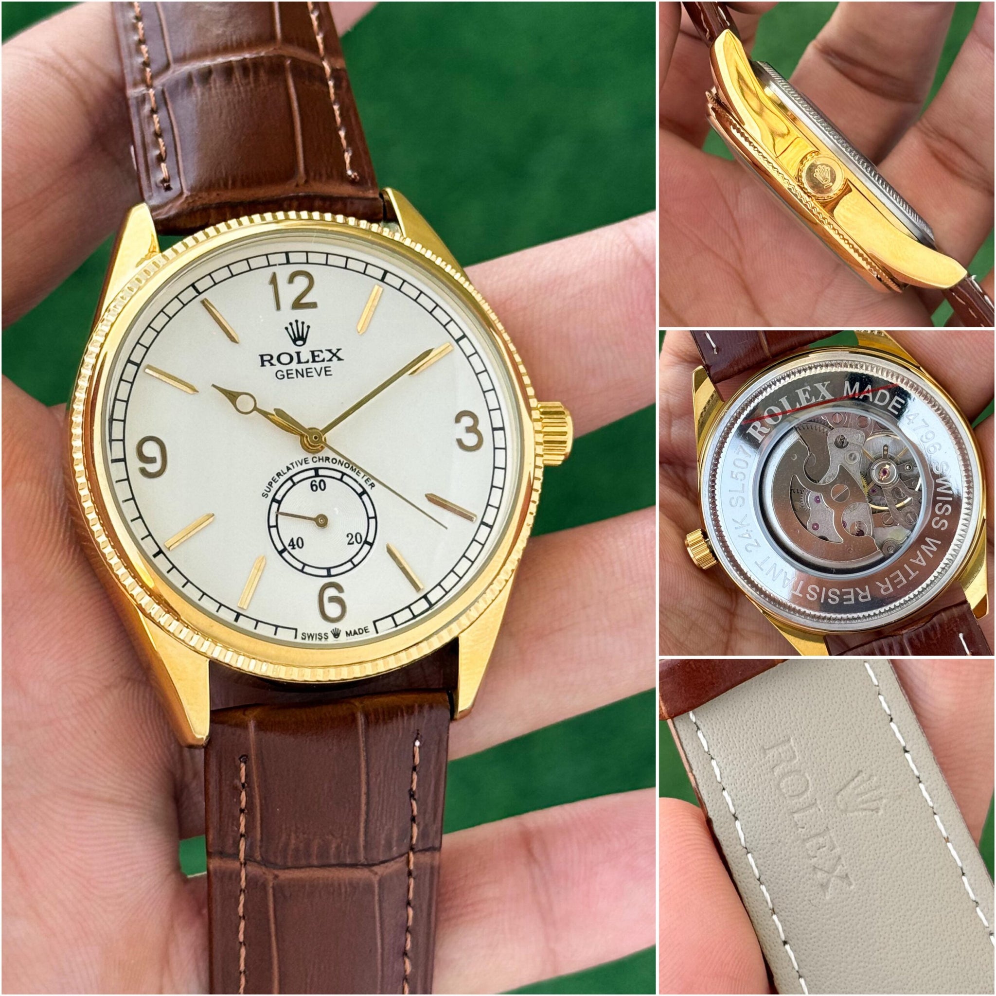 Rolex Geneve White Dial Automatic