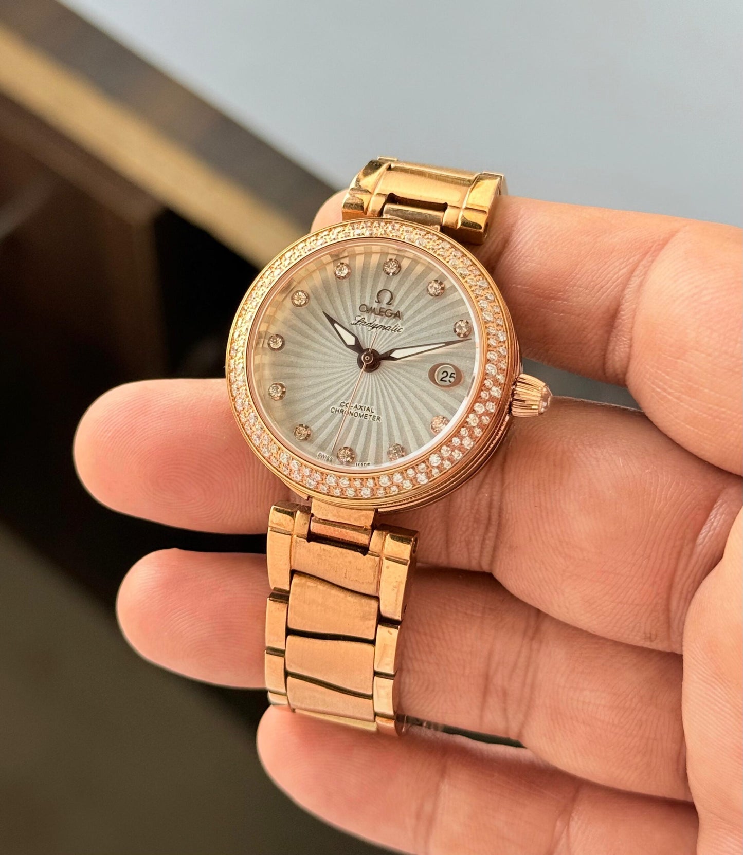 Omega Ladymatic White Dial