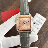 Cartier Santos Dumont Laquer Pink Gold Dial