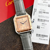 Cartier Santos Dumont Laquer Pink Gold Dial