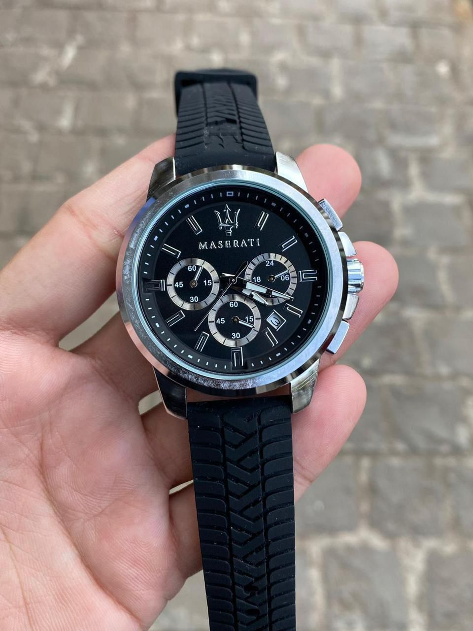 Maserati Successo Black Chronograph