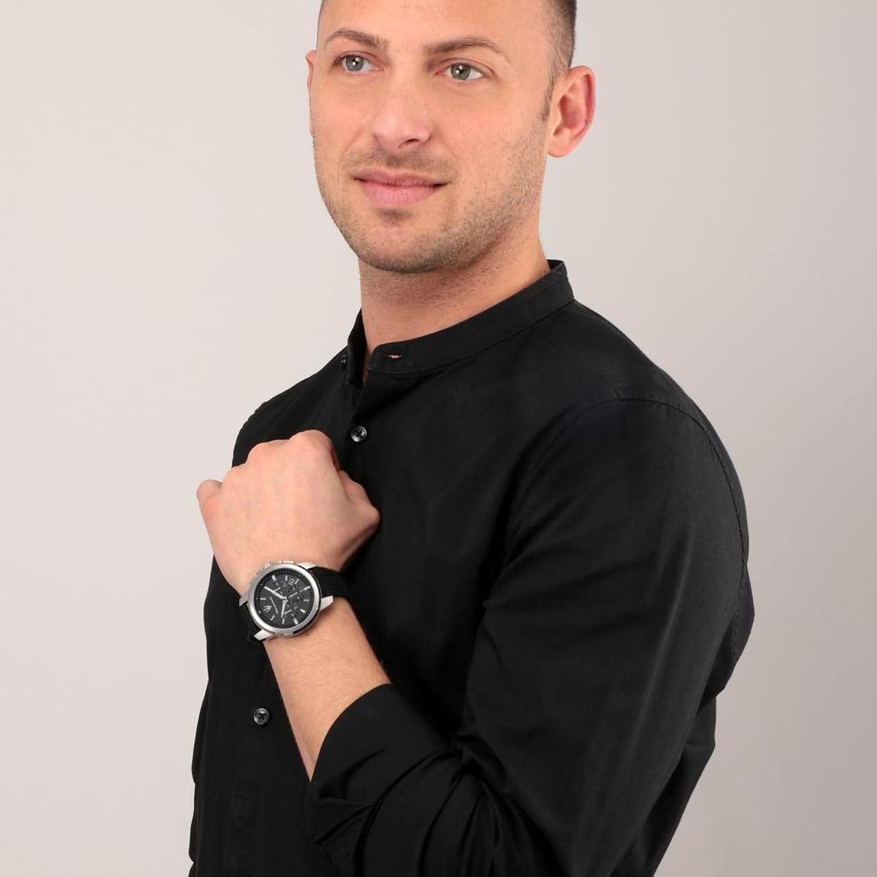 Maserati Successo Black Chronograph