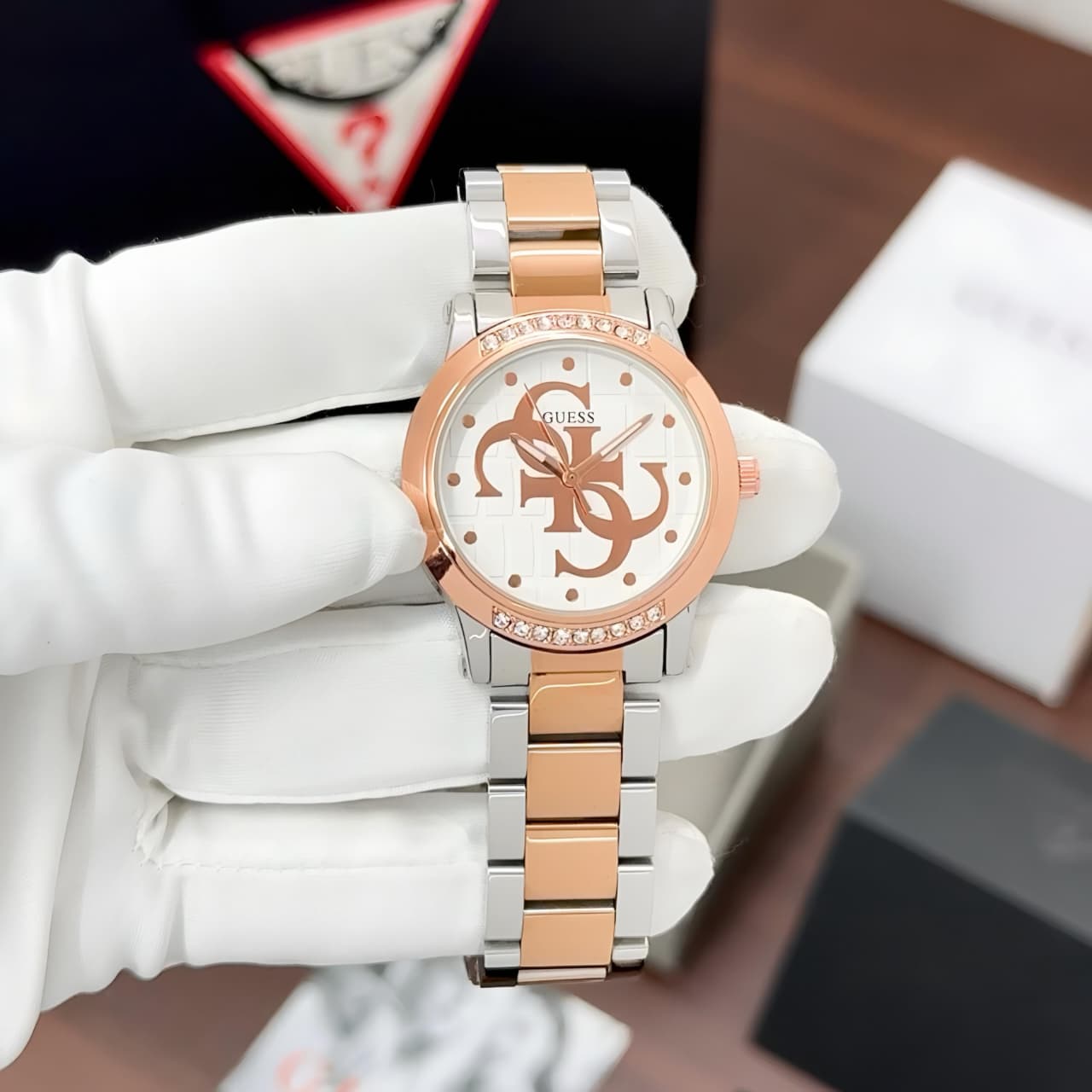 Guess Annette White Dial