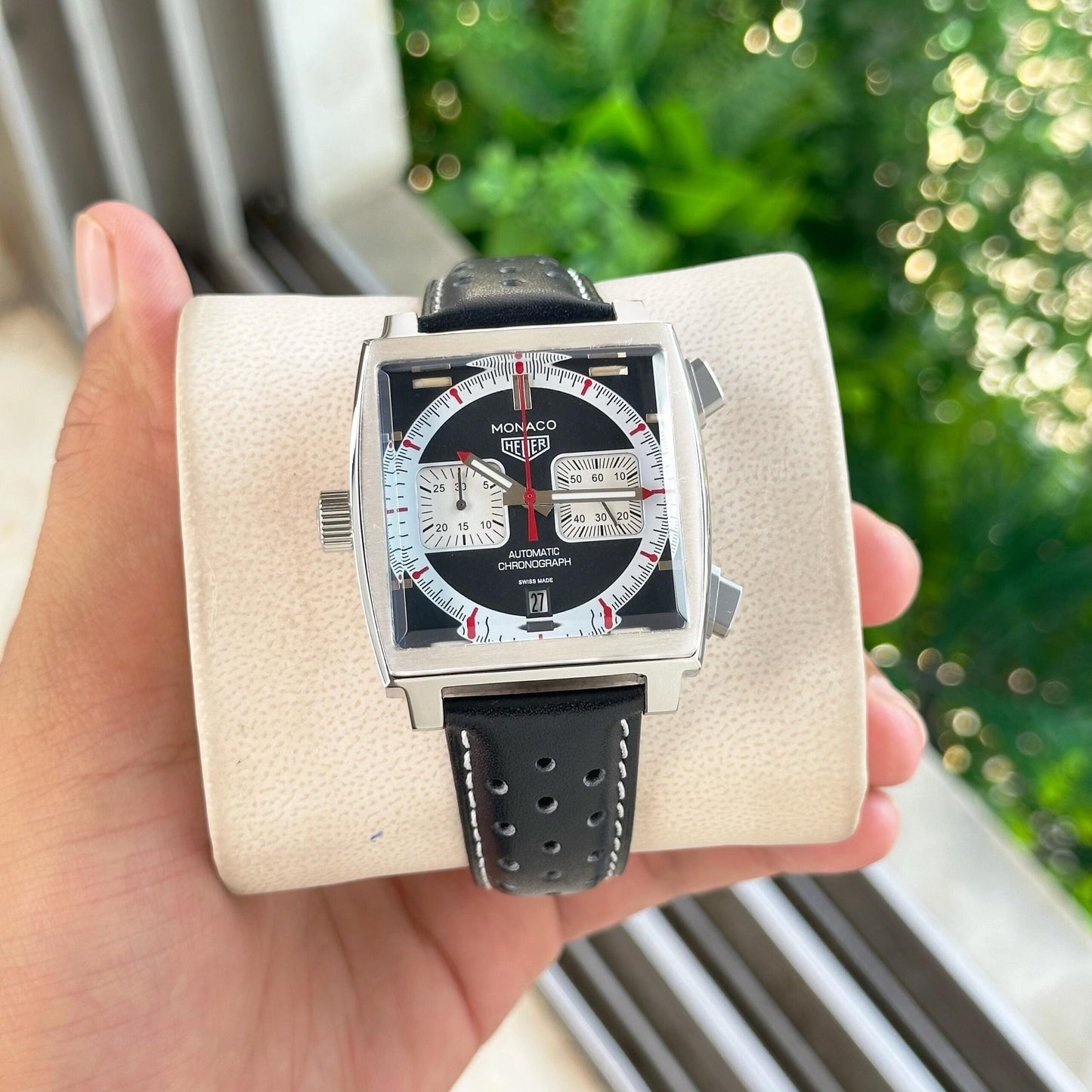 Tag Heuer Monaco Black Chronograph