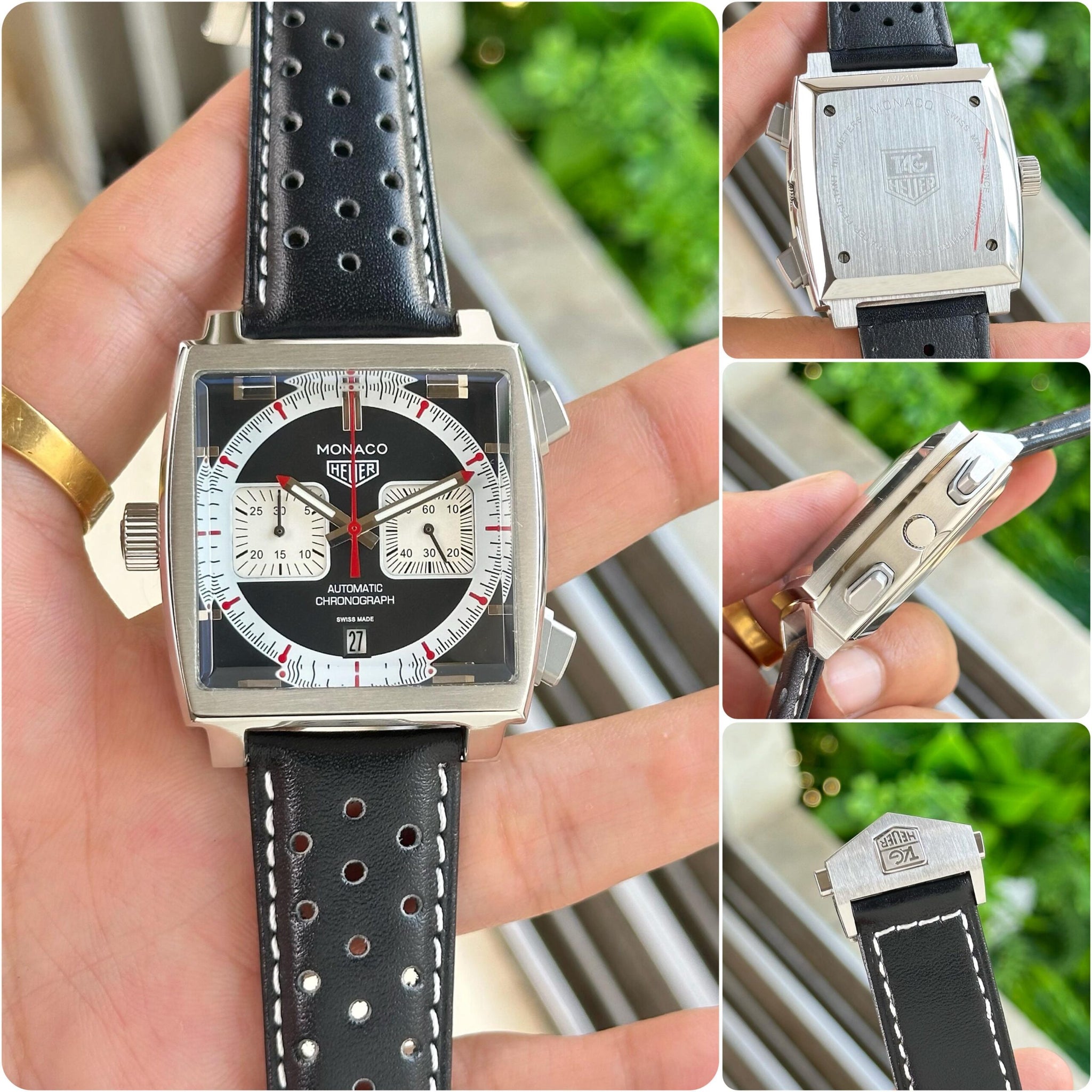 Tag Heuer Monaco Black Chronograph