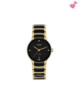 Rado Black Two Tone Ceramic Quartz