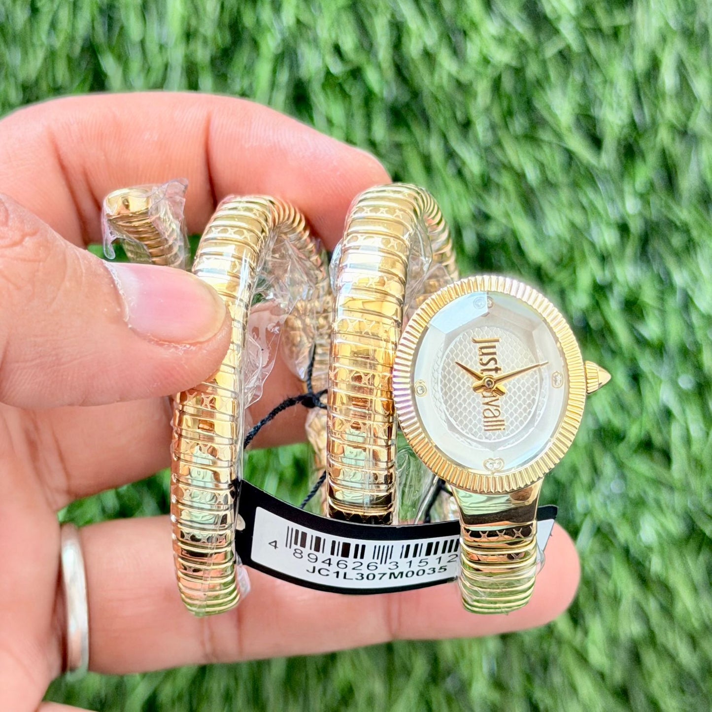 Just Cavalli Golden White Dial