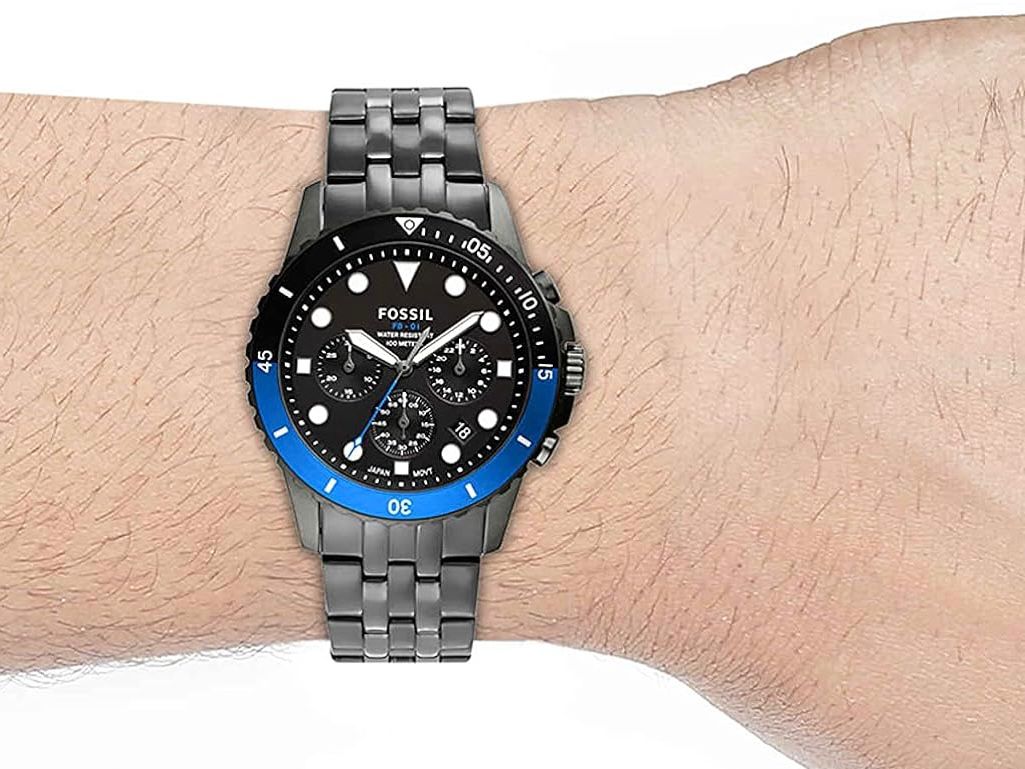 Fossil FB-01 Silver Chronograph